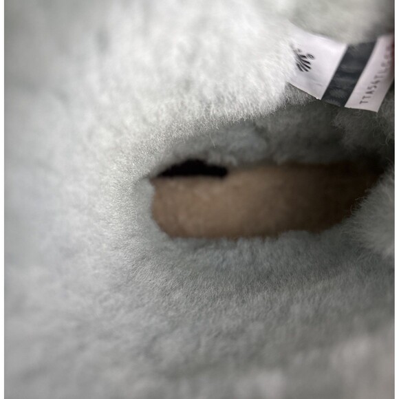 Womens 8 Ugg Boots Bailey Bow Ether Baby Blue Suede Sheepskin Coquette Very Rare - Picture 14 of 16